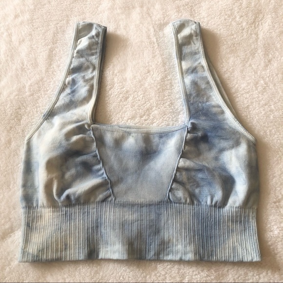 Free People Good Karma Tie-Dye Square Neck Bra - Picture 5 of 7